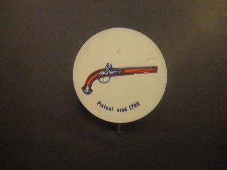 Pistool eind 1700 ( ruiterpistool)
